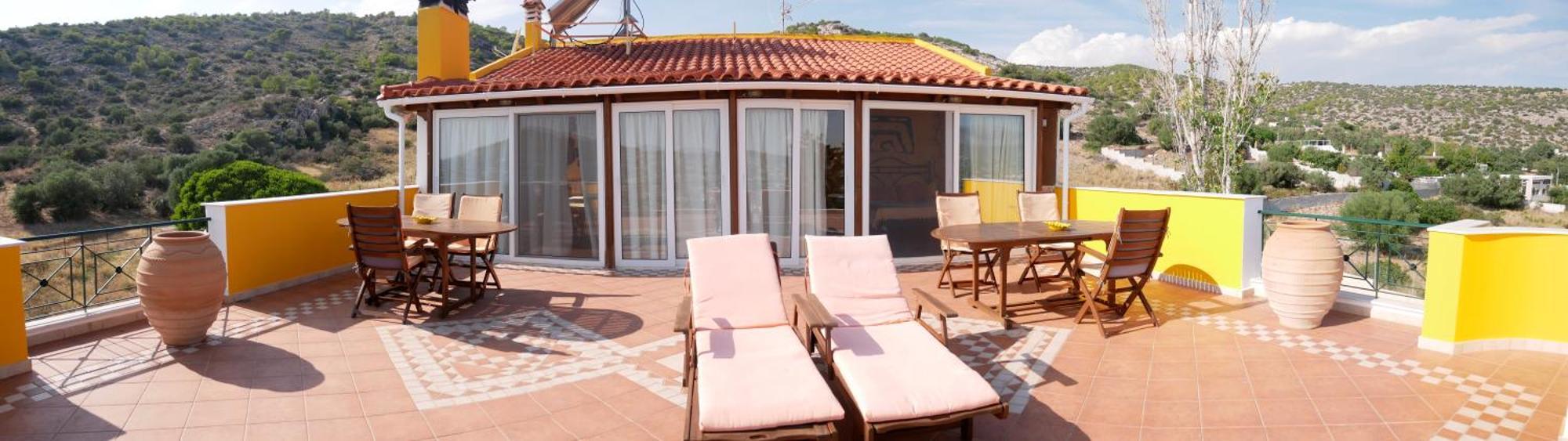 לינה וארוחת בוקר Agia Marina  Casa Di Luce מראה חיצוני תמונה